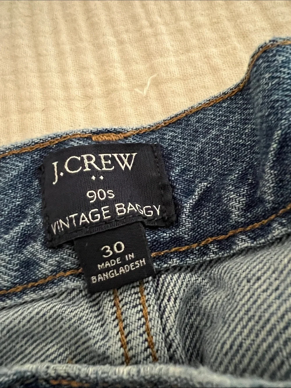 J. Crew Wide-Leg Denim Jeans in Medium Blue